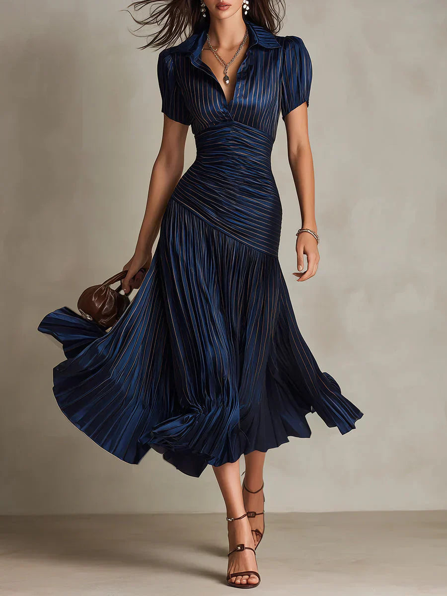florenza maxi dress navy Runaway The Label - Florenza Maxi Dress in Navy