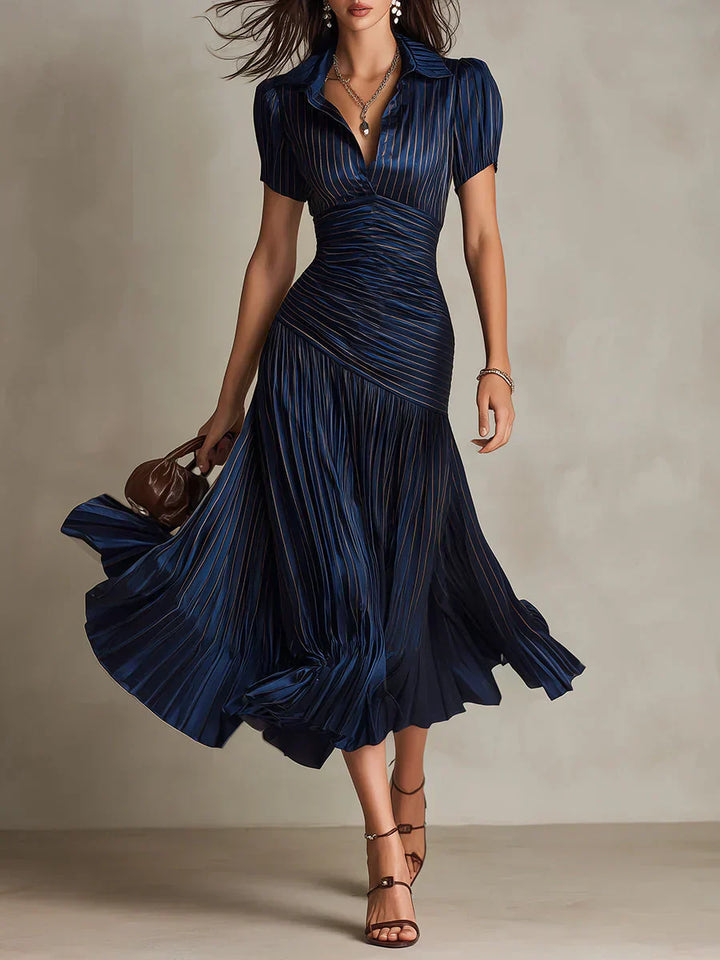 Florenza | Vintage Elegant Chiffon Maxi Dress